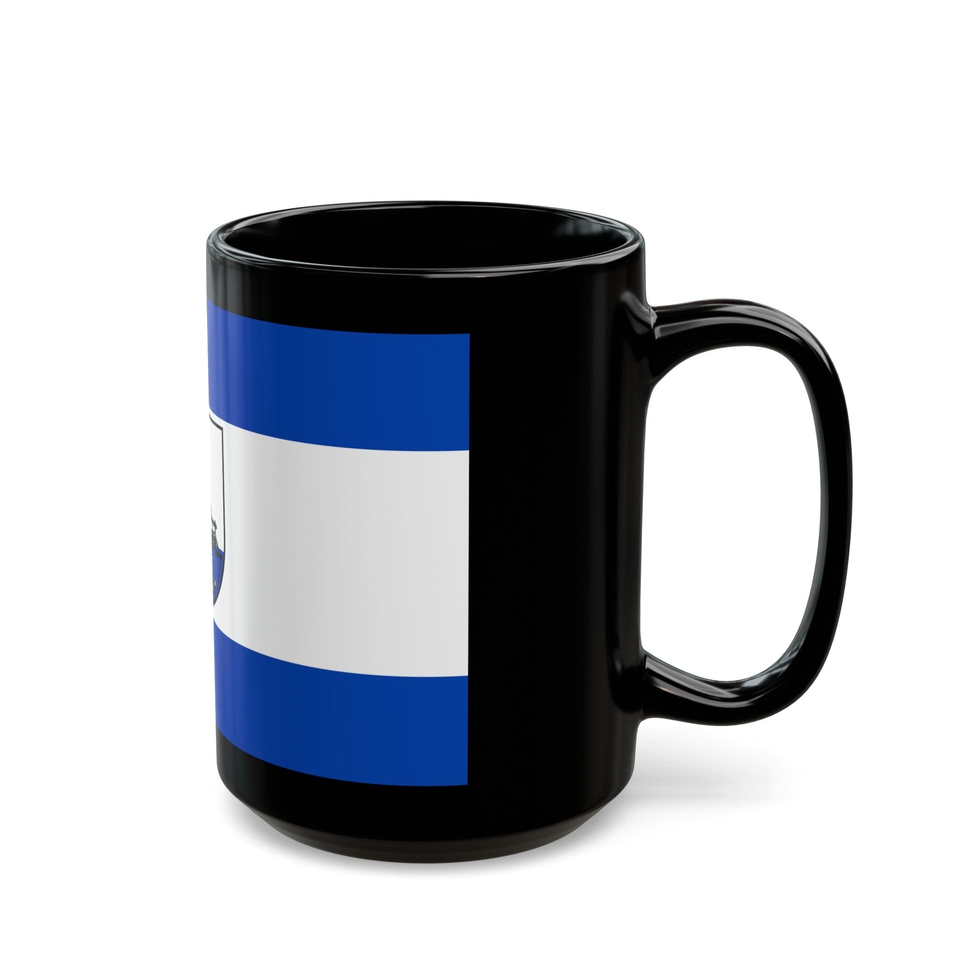 Flag of Osterholz Germany - Black Coffee Mug-The Sticker Space