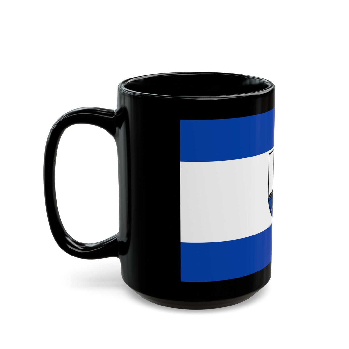 Flag of Osterholz Germany - Black Coffee Mug-The Sticker Space