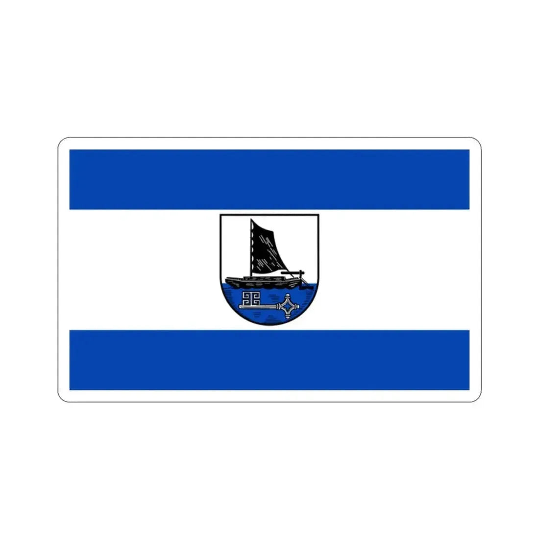 Flag of Osterholz Germany STICKER Vinyl Die-Cut Decal - The Sticker Space