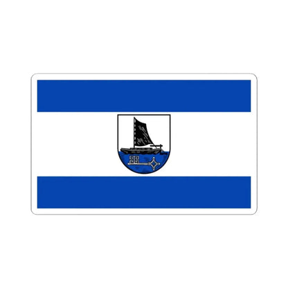 Flag of Osterholz Germany - STICKER Vinyl Kiss-Cut Decal 2 Inch White - The Sticker Space