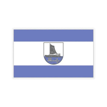 Flag of Osterholz Germany - STICKER Vinyl Kiss-Cut Decal 3 Inch Transparent - The Sticker Space