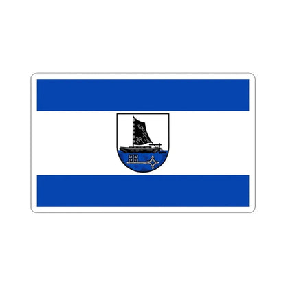 Flag of Osterholz Germany - STICKER Vinyl Kiss-Cut Decal 3 Inch White - The Sticker Space
