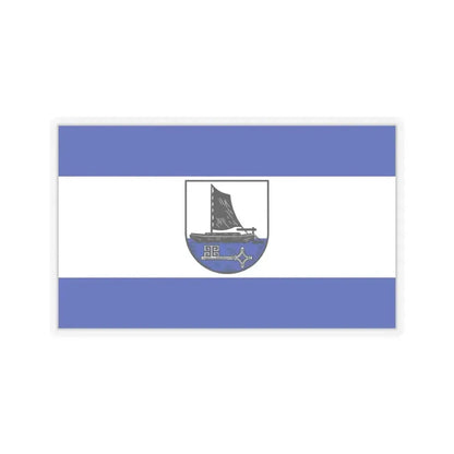 Flag of Osterholz Germany - STICKER Vinyl Kiss-Cut Decal 6 Inch Transparent - The Sticker Space