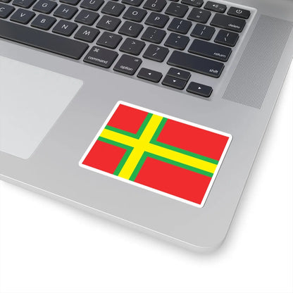 Flag of Osterlen (Sweden) STICKER Vinyl Kiss-Cut Decal - The Sticker Space
