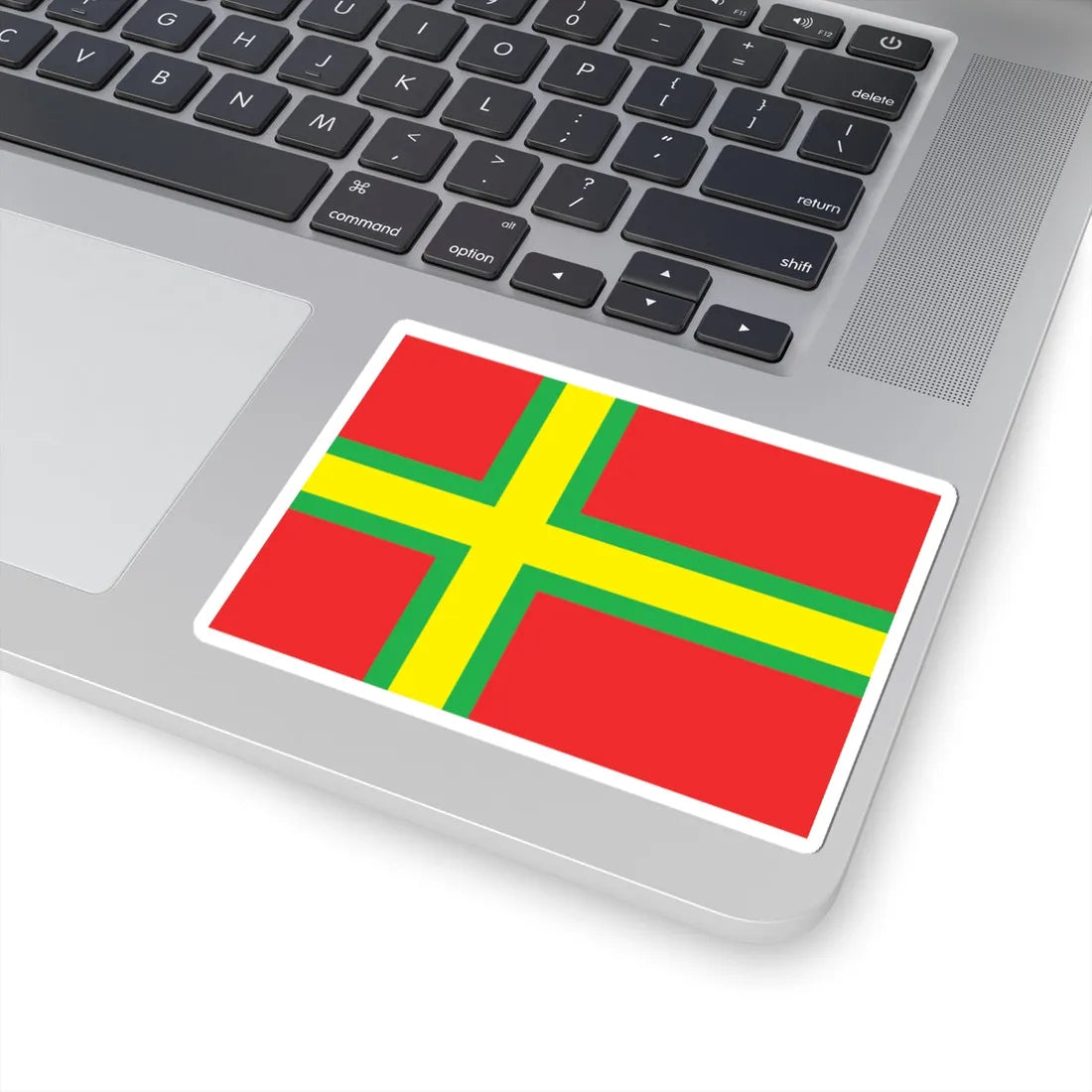 Flag of Osterlen (Sweden) STICKER Vinyl Kiss-Cut Decal - The Sticker Space