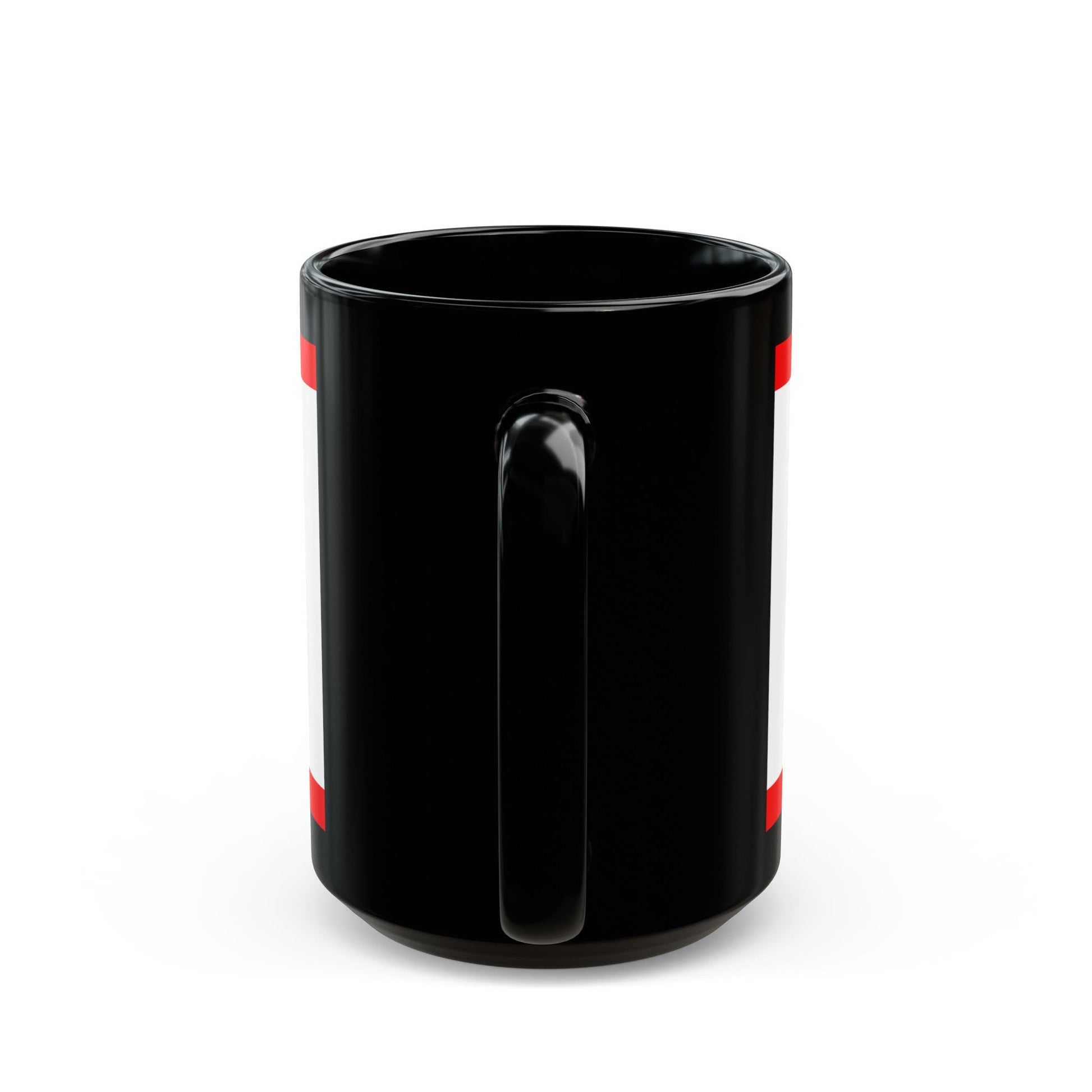 Flag of Ostholstein Germany - Black Coffee Mug-The Sticker Space