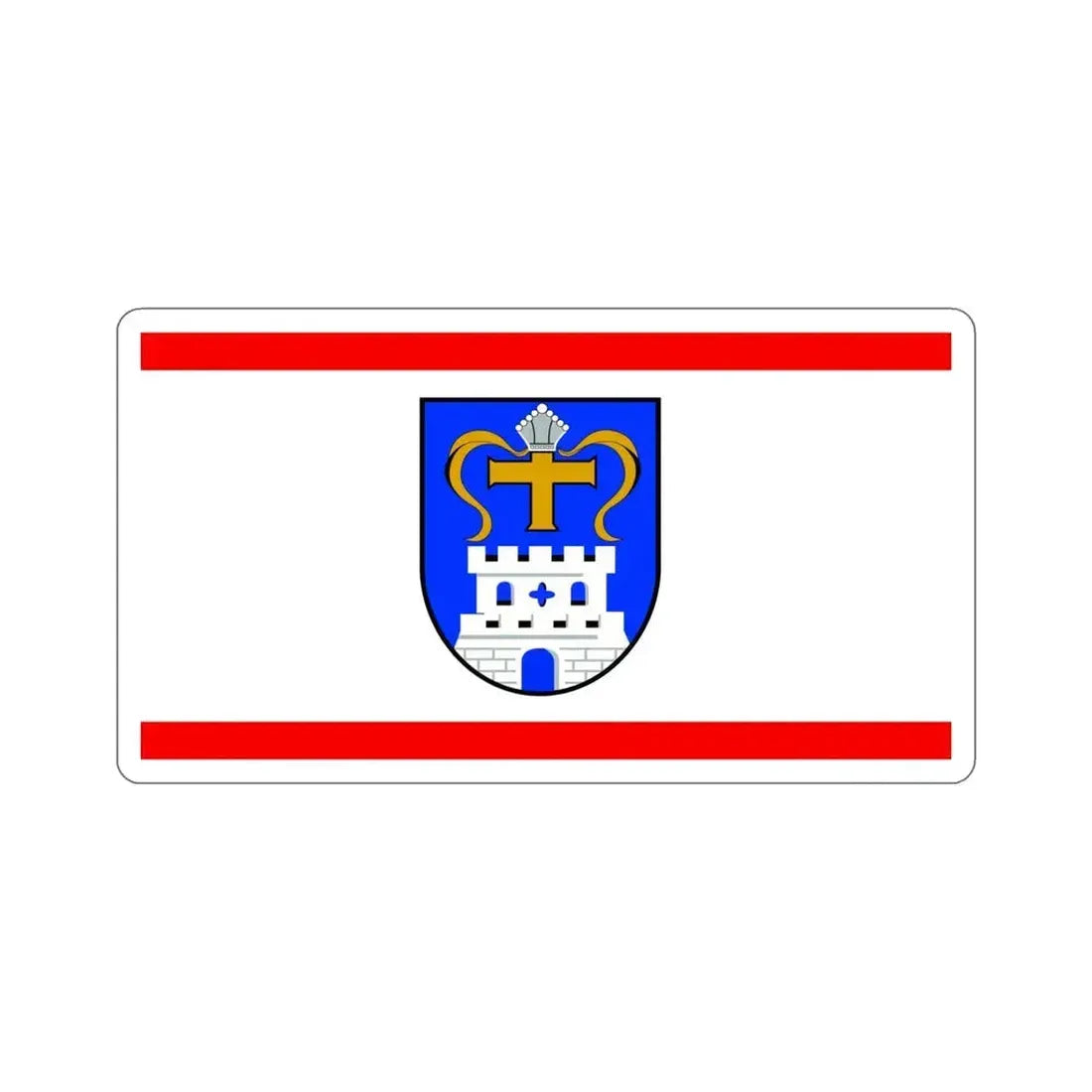 Flag of Ostholstein Germany STICKER Vinyl Die-Cut Decal - The Sticker Space