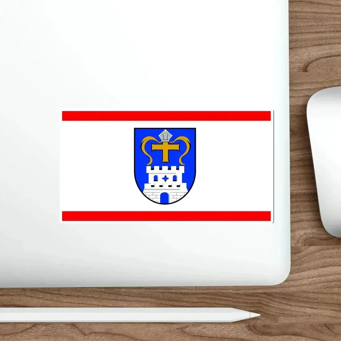 Flag of Ostholstein Germany STICKER Vinyl Die-Cut Decal - The Sticker Space