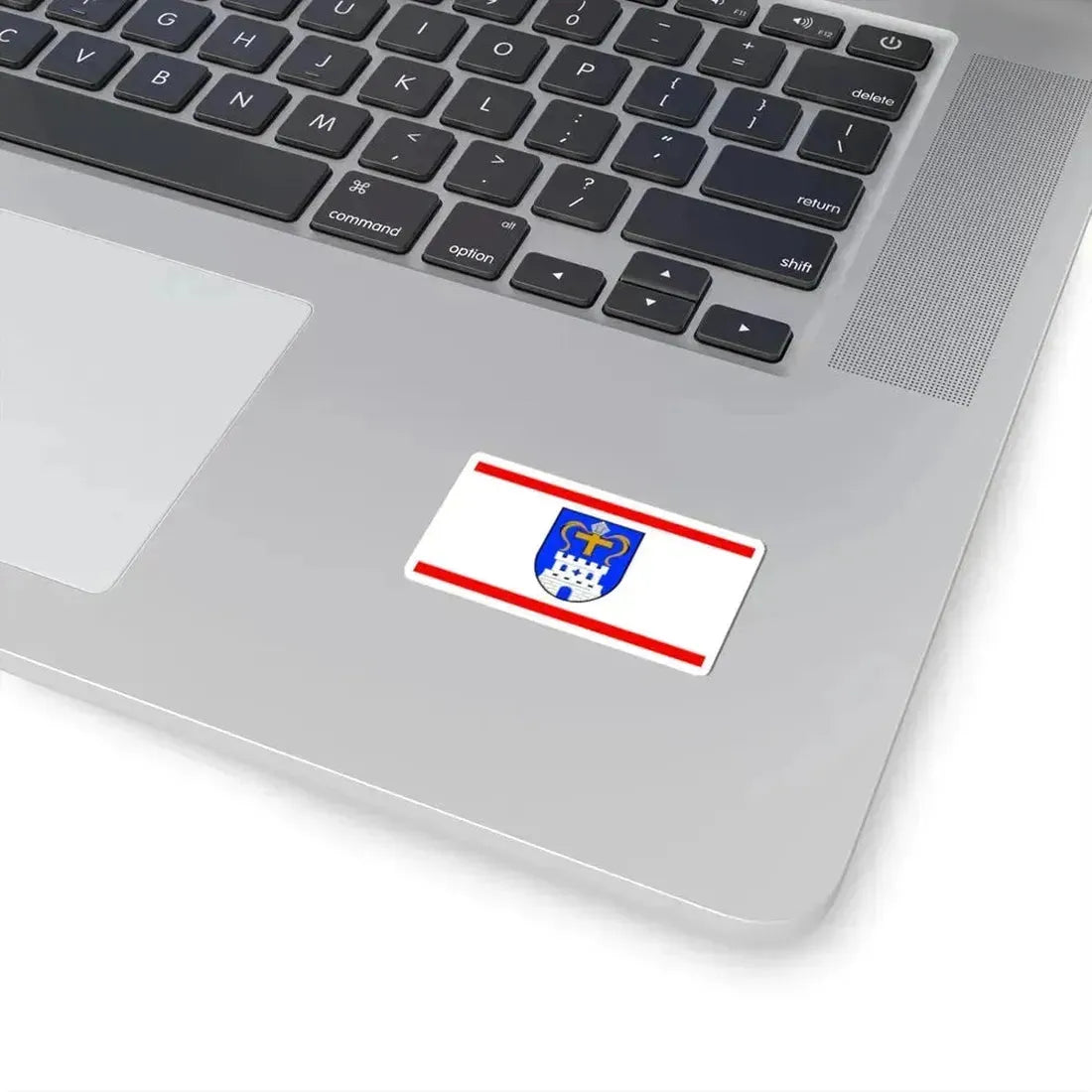 Flag of Ostholstein Germany - STICKER Vinyl Kiss-Cut Decal - The Sticker Space