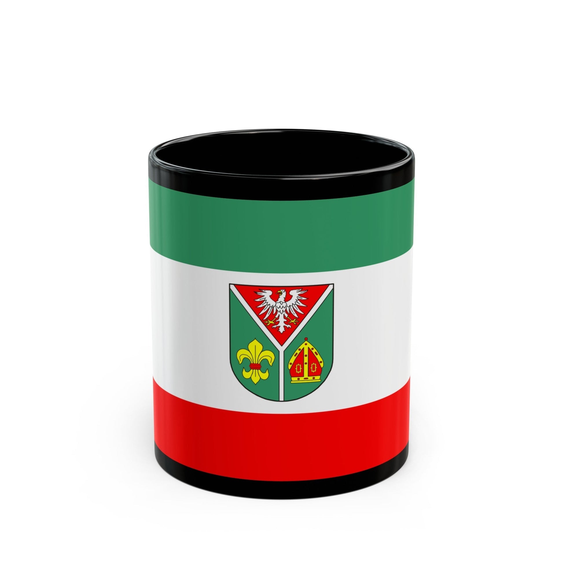 Flag of Ostprignitz Ruppin Germany - Black Coffee Mug-11oz-The Sticker Space