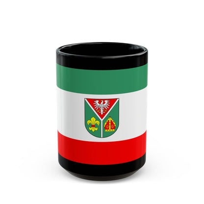 Flag of Ostprignitz Ruppin Germany - Black Coffee Mug-15oz-The Sticker Space