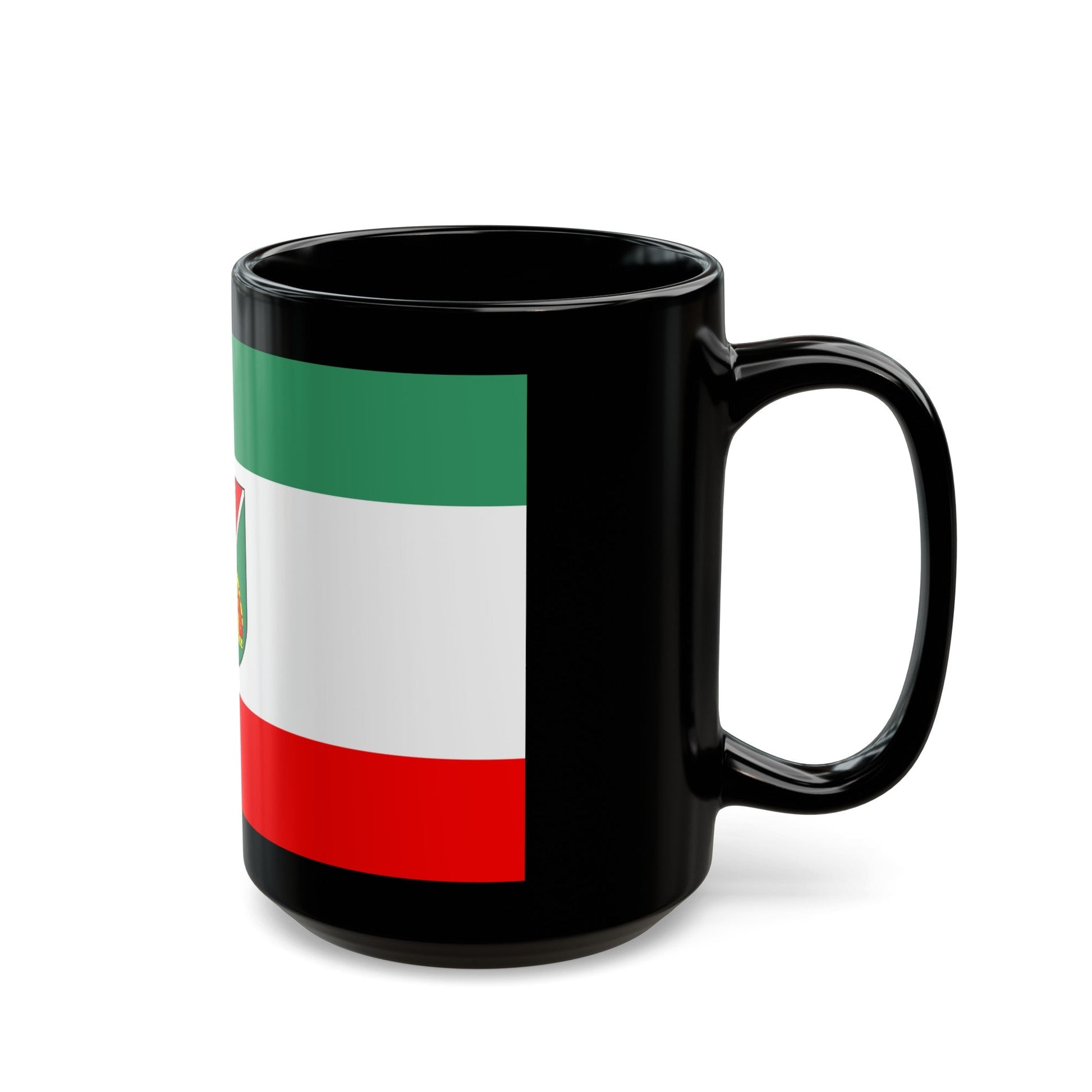 Flag of Ostprignitz Ruppin Germany - Black Coffee Mug-The Sticker Space