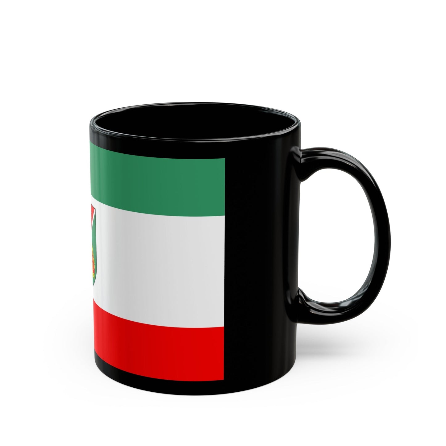 Flag of Ostprignitz Ruppin Germany - Black Coffee Mug-The Sticker Space