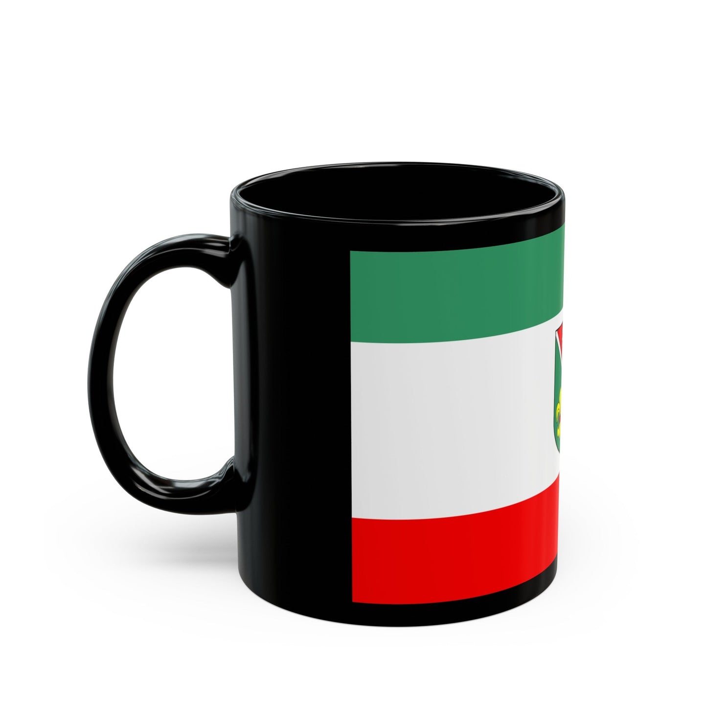 Flag of Ostprignitz Ruppin Germany - Black Coffee Mug-The Sticker Space