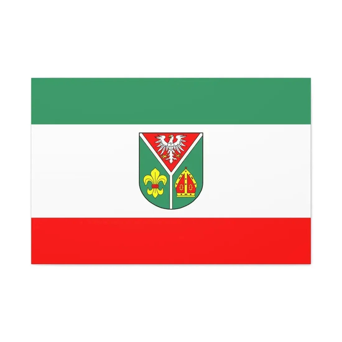 Flag of Ostprignitz Ruppin Germany - Canvas Wall Art 36" x 24" 1.25" - The Sticker Space
