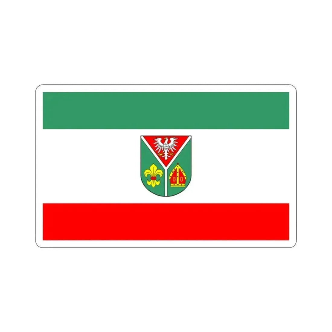 Flag of Ostprignitz Ruppin Germany STICKER Vinyl Die-Cut Decal 2 Inch - The Sticker Space