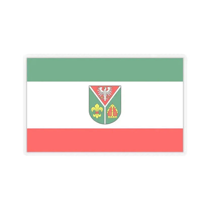 Flag of Ostprignitz Ruppin Germany - STICKER Vinyl Kiss-Cut Decal 3 Inch Transparent - The Sticker Space