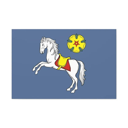 Flag of Ostrava Czech Republic - Canvas Wall Art - The Sticker Space