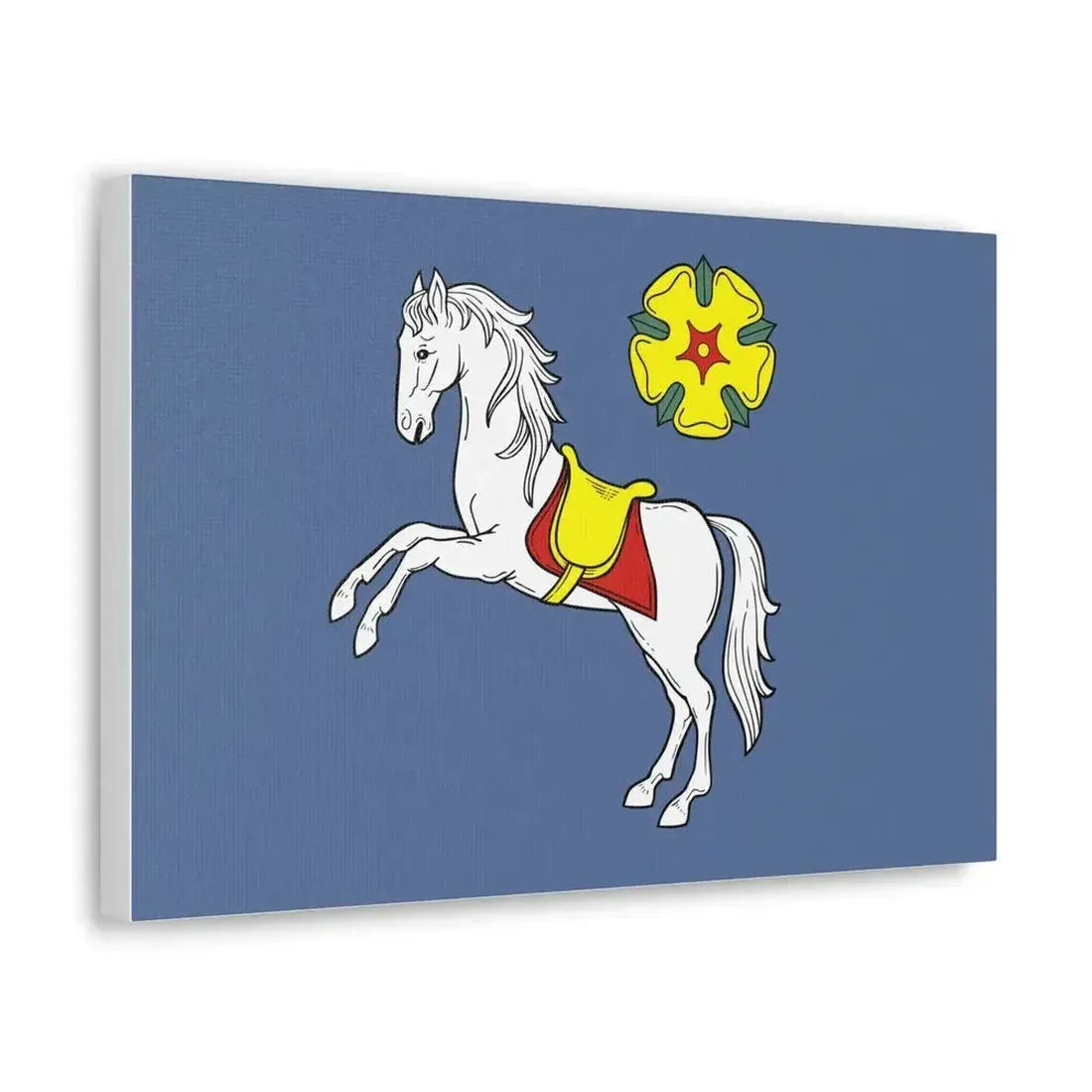 Flag of Ostrava Czech Republic - Canvas Wall Art - The Sticker Space