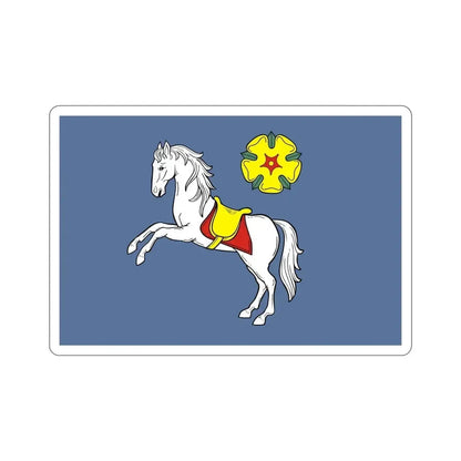 Flag of Ostrava Czech Republic STICKER Vinyl Die-Cut Decal - The Sticker Space