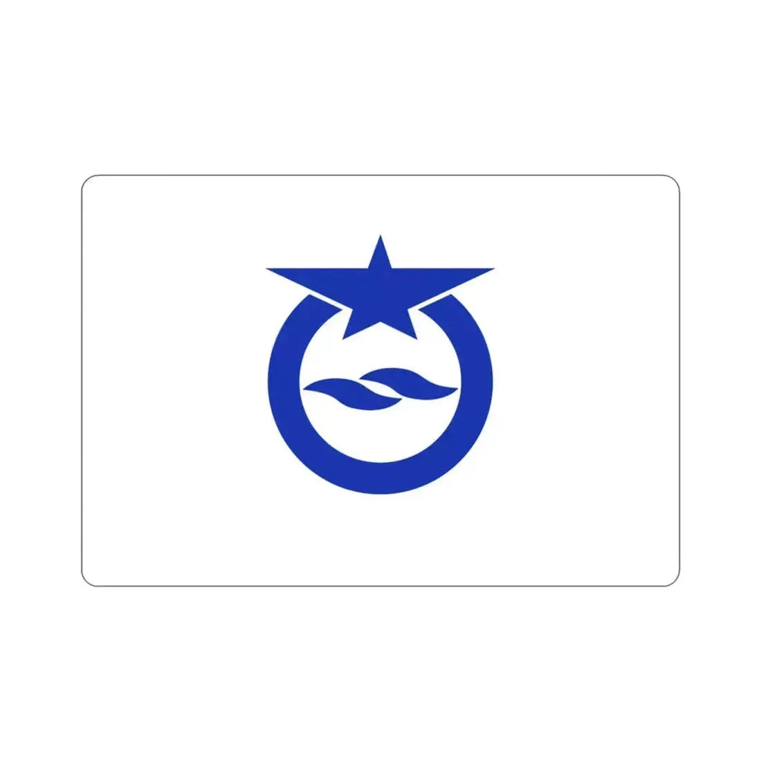 Flag of Otsu Shiga Japan STICKER Vinyl Die-Cut Decal 3 Inch - The Sticker Space