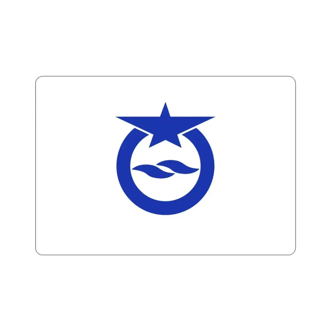 Flag of Otsu Shiga Japan STICKER Vinyl Die-Cut Decal 3 Inch - The Sticker Space