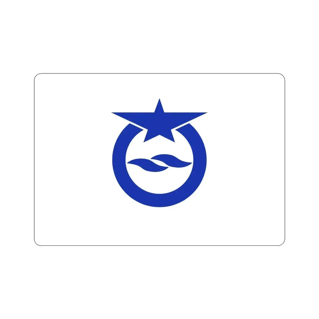 Flag of Otsu Shiga Japan STICKER Vinyl Die-Cut Decal 5 Inch - The Sticker Space