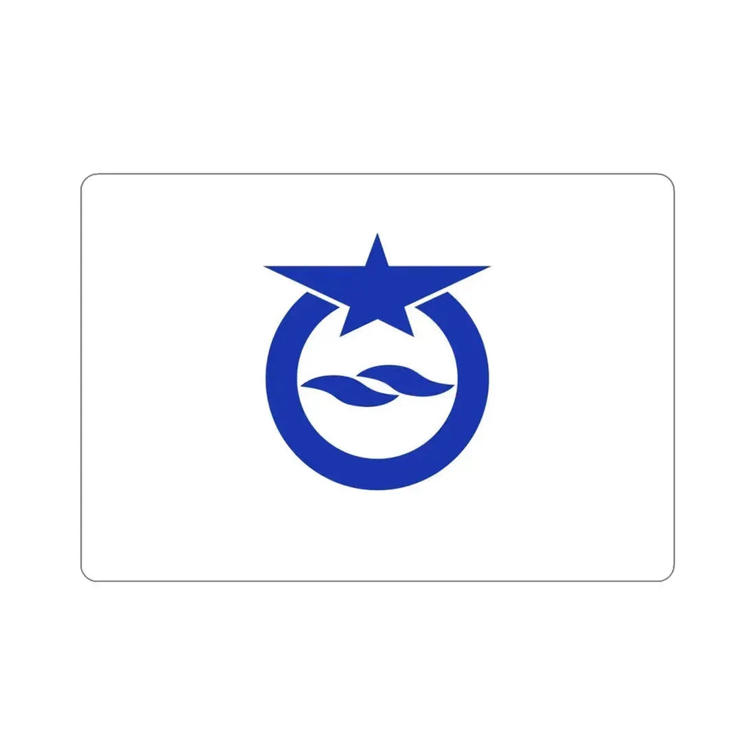 Flag of Otsu Shiga Japan STICKER Vinyl Die-Cut Decal 5 Inch - The Sticker Space