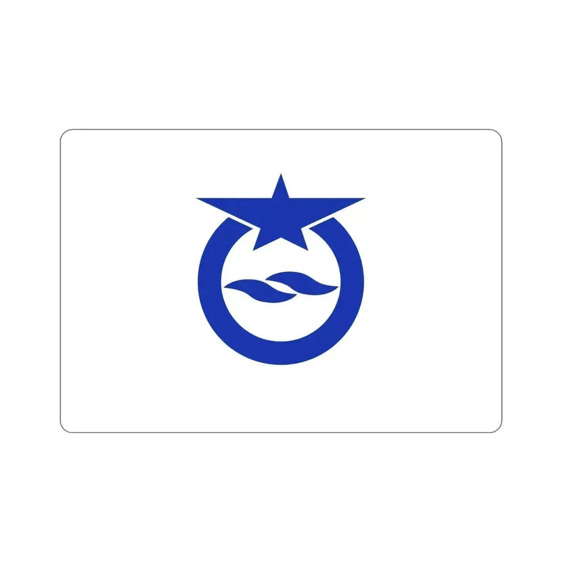 Flag of Otsu Shiga Japan STICKER Vinyl Die-Cut Decal 6 Inch - The Sticker Space