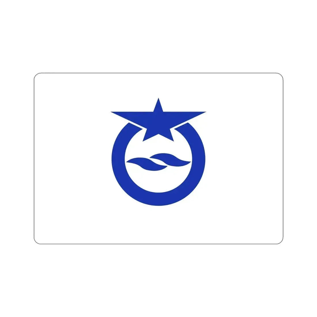 Flag of Otsu Shiga Japan STICKER Vinyl Die-Cut Decal 6 Inch - The Sticker Space