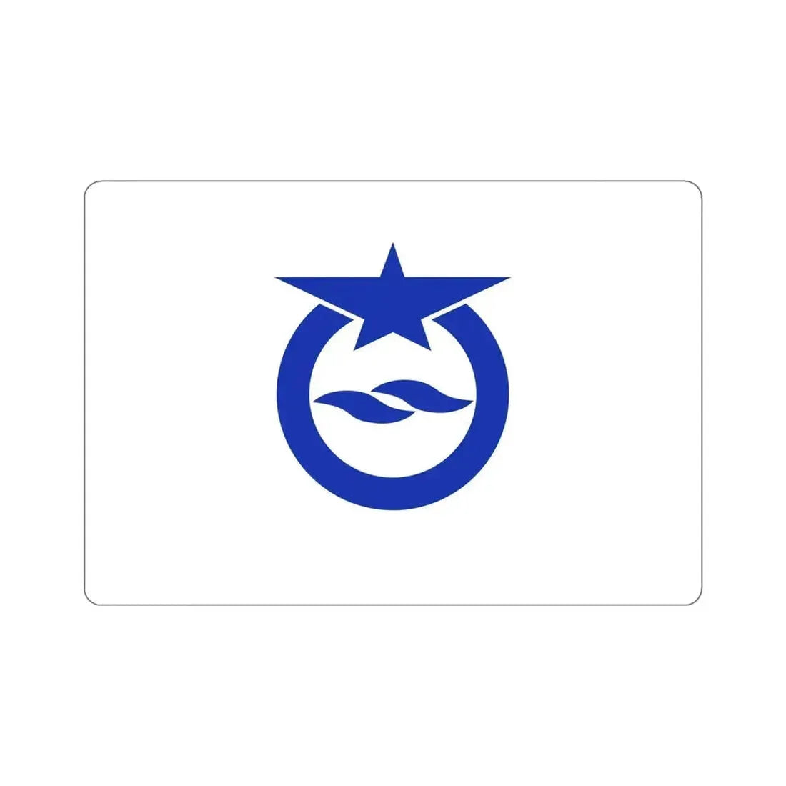 Flag of Otsu Shiga Japan STICKER Vinyl Die-Cut Decal - The Sticker Space