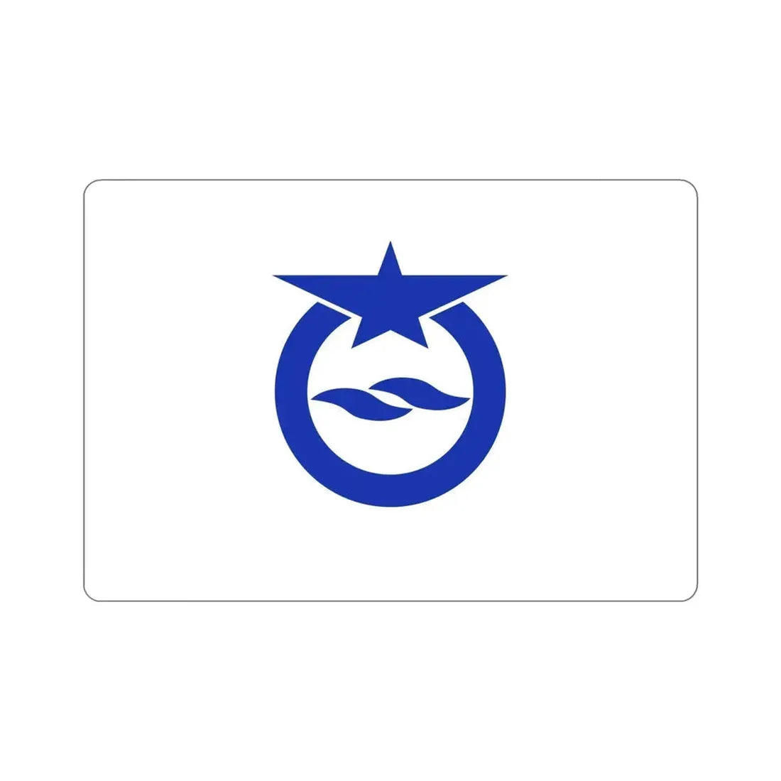 Flag of Otsu Shiga Japan STICKER Vinyl Die-Cut Decal - The Sticker Space