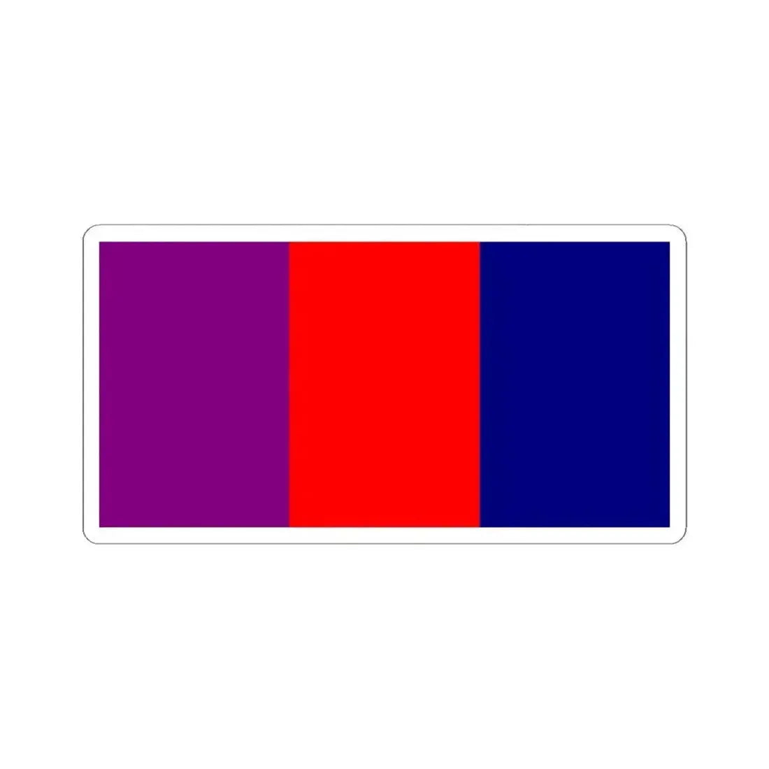 Flag of Ottawa 1902-1987 (Canada) STICKER Vinyl Kiss-Cut Decal 4 Inch White - The Sticker Space