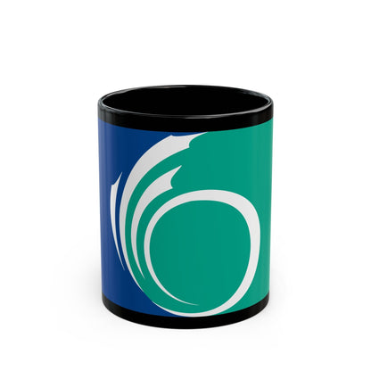 Flag of Ottawa Ontario Canada - Black Coffee Mug-11oz-The Sticker Space