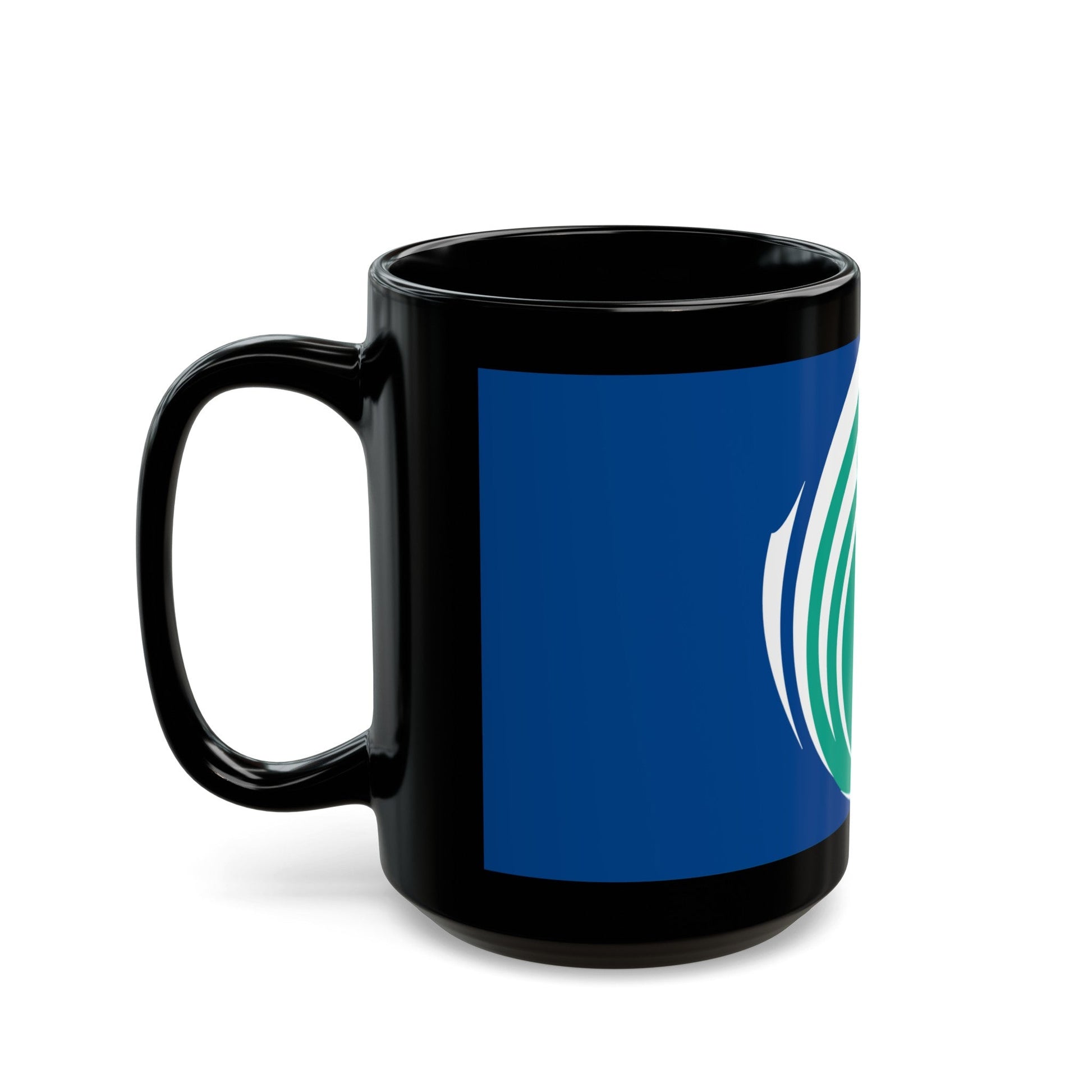 Flag of Ottawa Ontario Canada - Black Coffee Mug-The Sticker Space