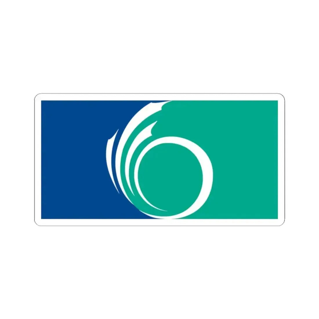 Flag of Ottawa Ontario (Canada) STICKER Vinyl Kiss-Cut Decal 2 Inch White - The Sticker Space