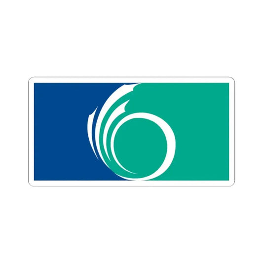 Flag of Ottawa Ontario (Canada) STICKER Vinyl Kiss-Cut Decal 2 Inch White - The Sticker Space