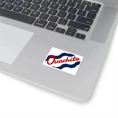 Flag of Ouachita Parish Louisiana (United States) STICKER Vinyl Kiss-Cut Decal - The Sticker Space