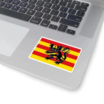 Flag of Oudenaarde (Belgium) STICKER Vinyl Kiss-Cut Decal - The Sticker Space