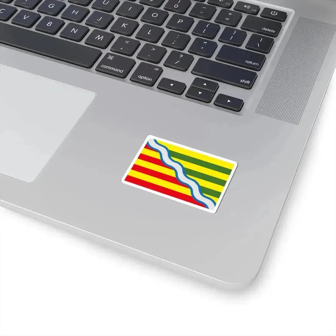 Flag of Oudsbergen Belgium (Belgium) STICKER Vinyl Kiss-Cut Decal - The Sticker Space