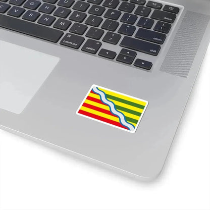 Flag of Oudsbergen Belgium (Belgium) STICKER Vinyl Kiss-Cut Decal - The Sticker Space