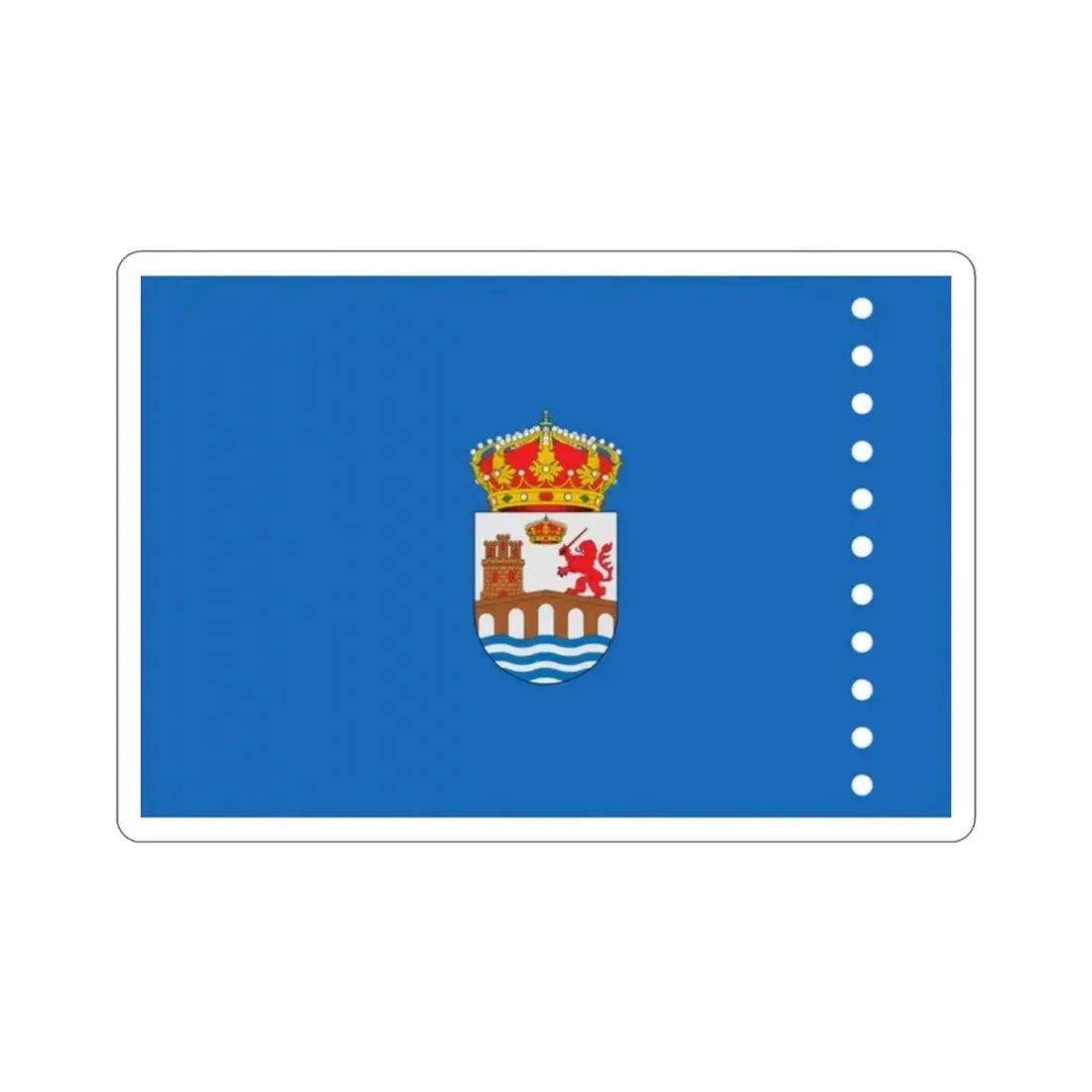 Flag of Ourense Spain STICKER Vinyl Die-Cut Decal 2 Inch - The Sticker Space