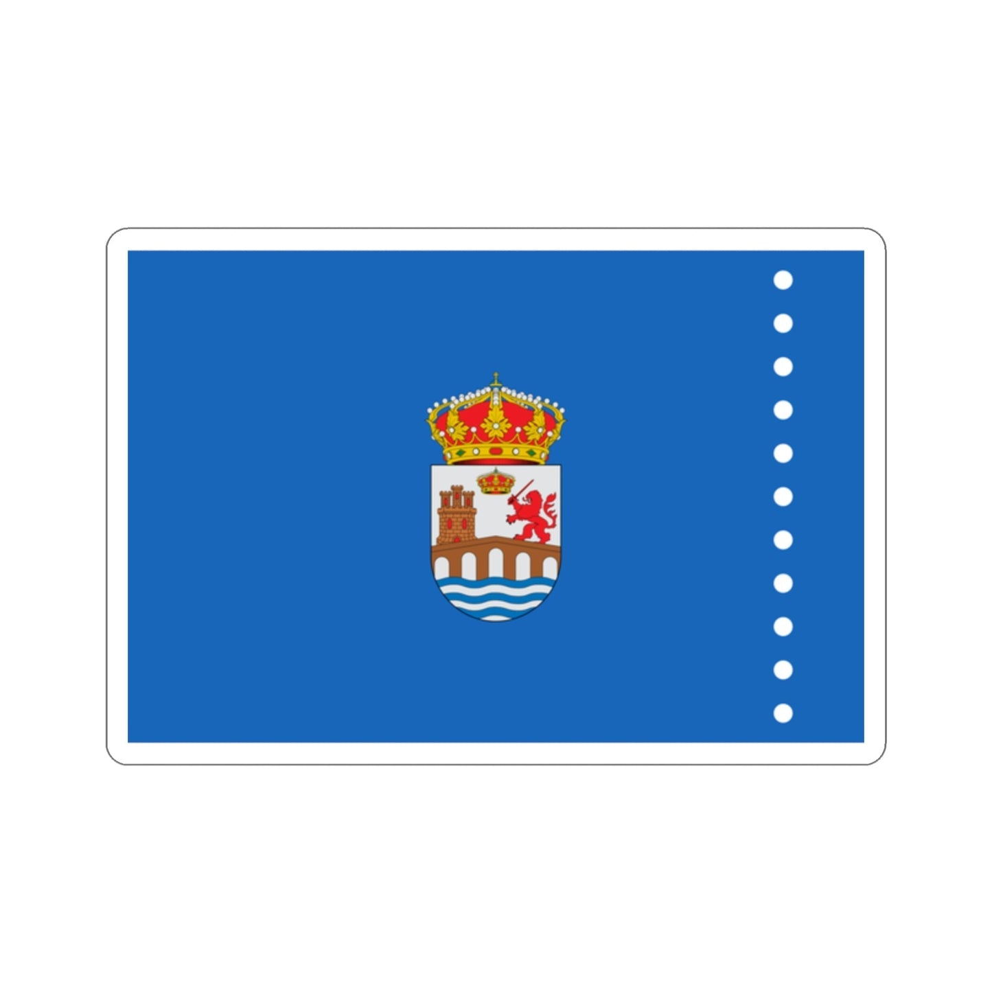 Flag of Ourense Spain STICKER Vinyl Die-Cut Decal-2 Inch-The Sticker Space