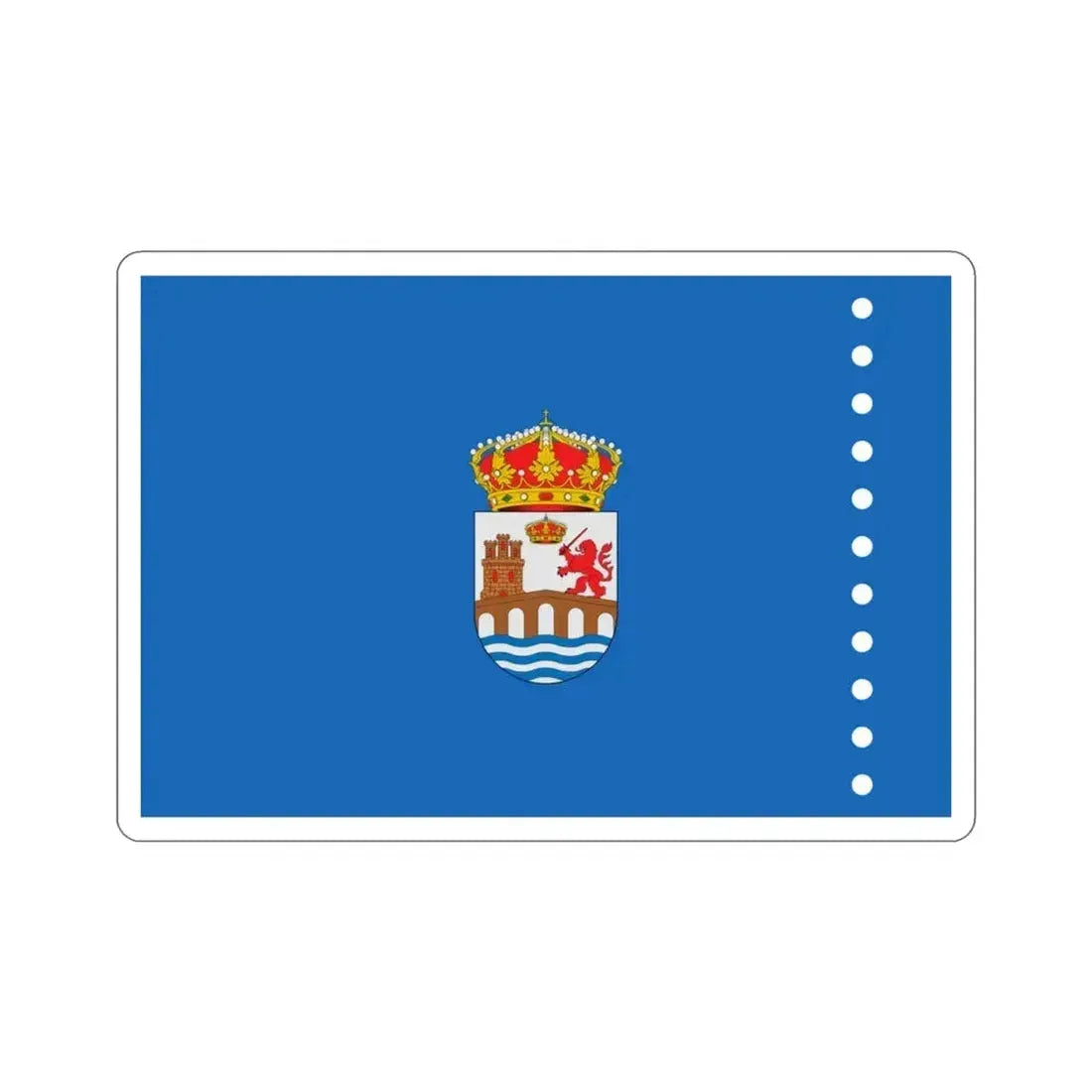 Flag of Ourense Spain STICKER Vinyl Die-Cut Decal 3 Inch - The Sticker Space