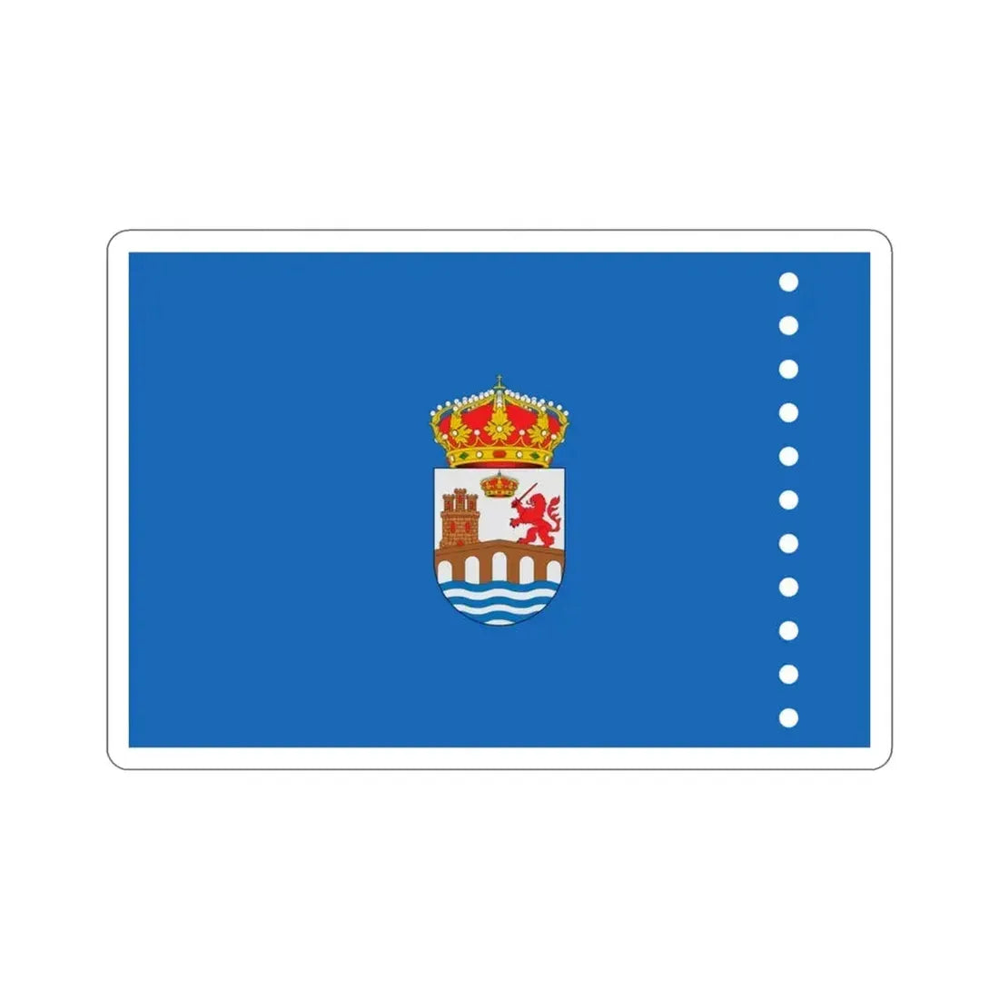 Flag of Ourense Spain STICKER Vinyl Die-Cut Decal 3 Inch - The Sticker Space