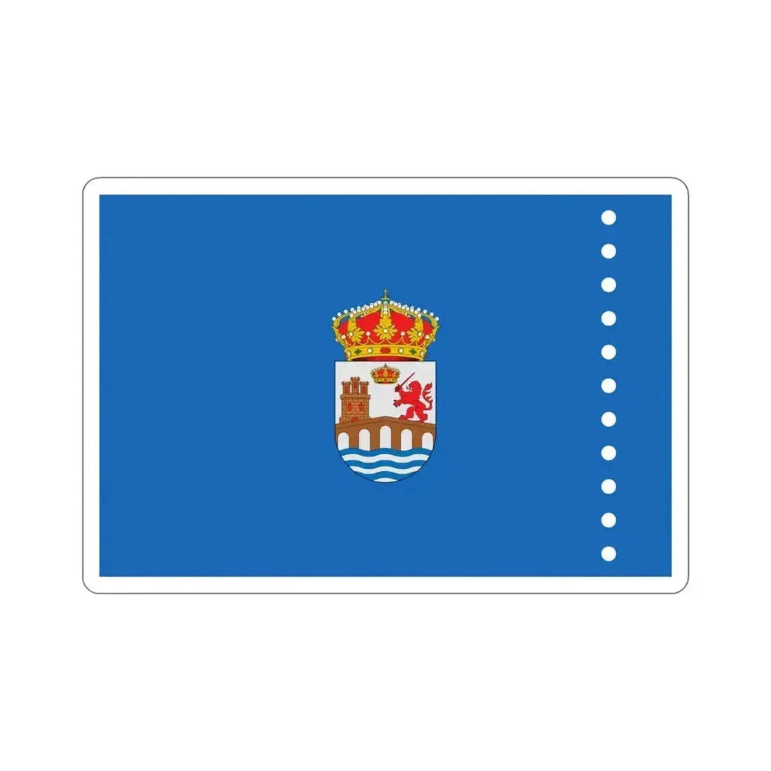 Flag of Ourense Spain STICKER Vinyl Die-Cut Decal 6 Inch - The Sticker Space