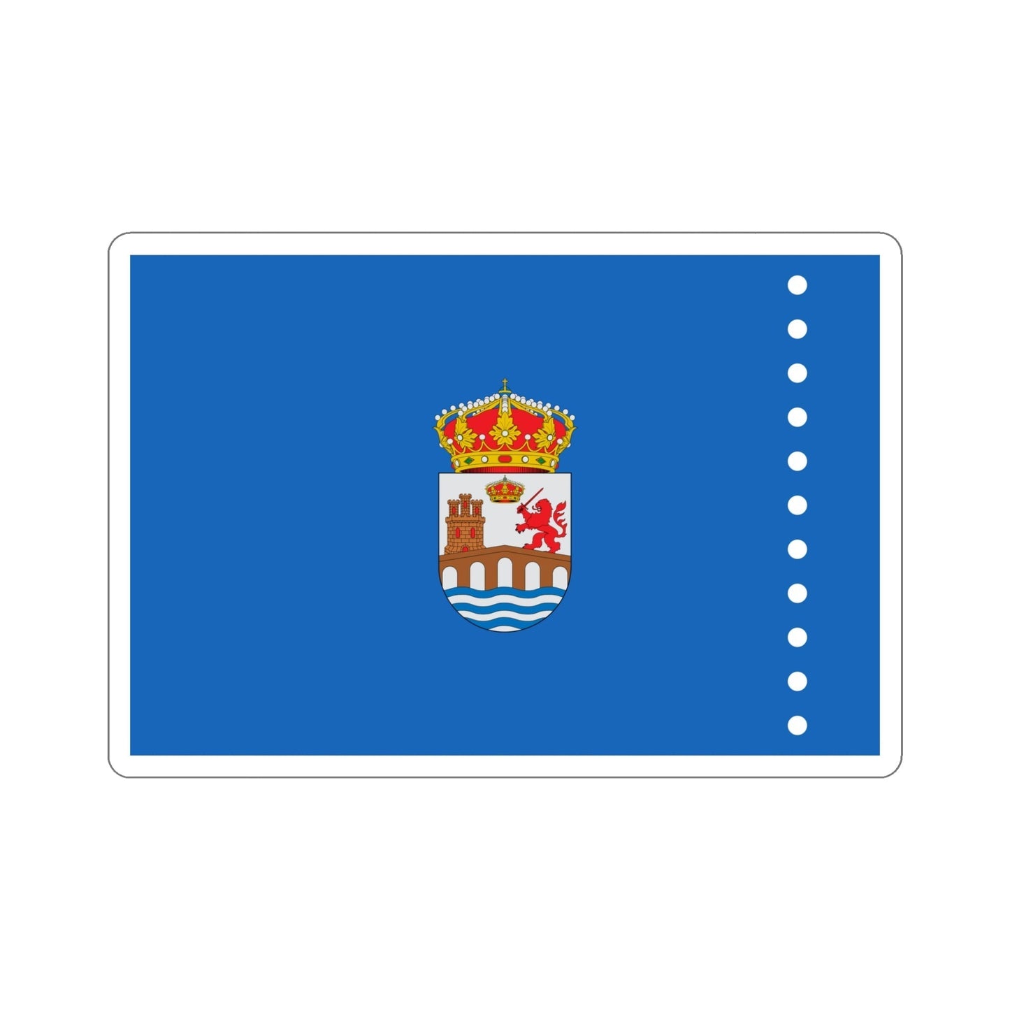 Flag of Ourense Spain STICKER Vinyl Die-Cut Decal-6 Inch-The Sticker Space