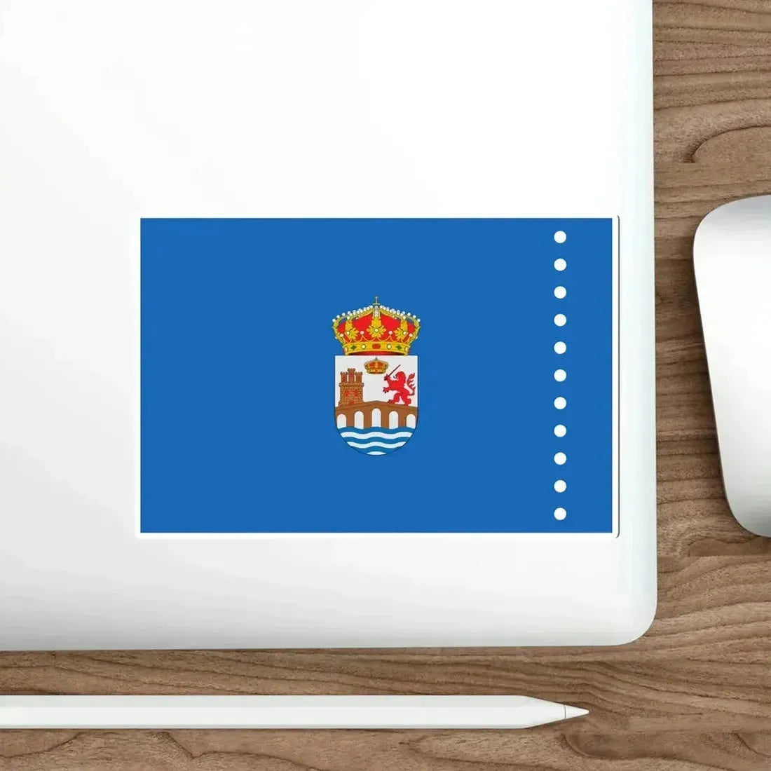 Flag of Ourense Spain STICKER Vinyl Die-Cut Decal - The Sticker Space