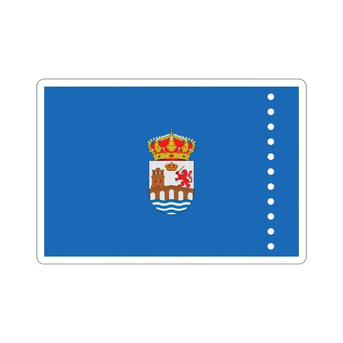 Flag of Ourense Spain STICKER Vinyl Die-Cut Decal - The Sticker Space