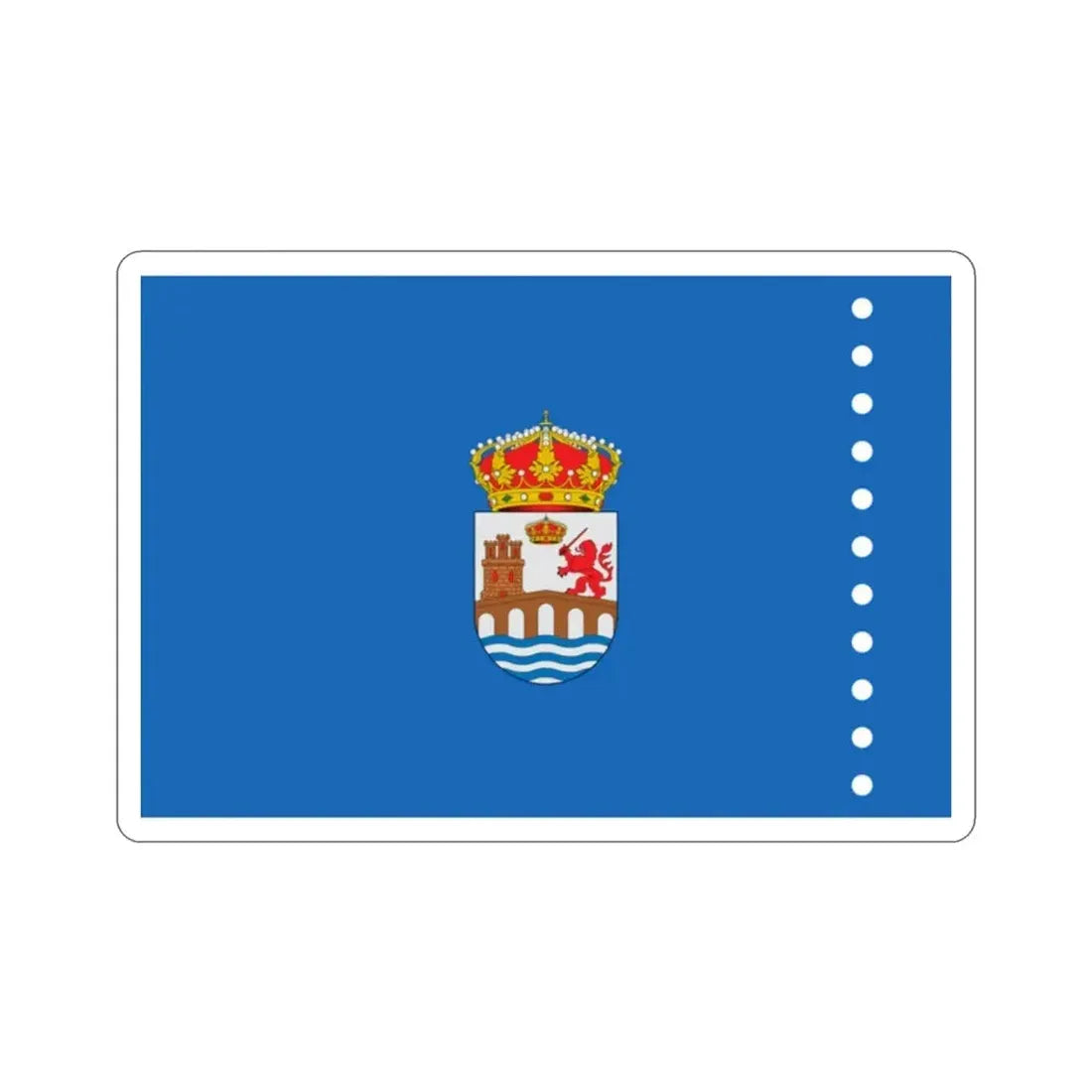 Flag of Ourense Spain STICKER Vinyl Die-Cut Decal - The Sticker Space